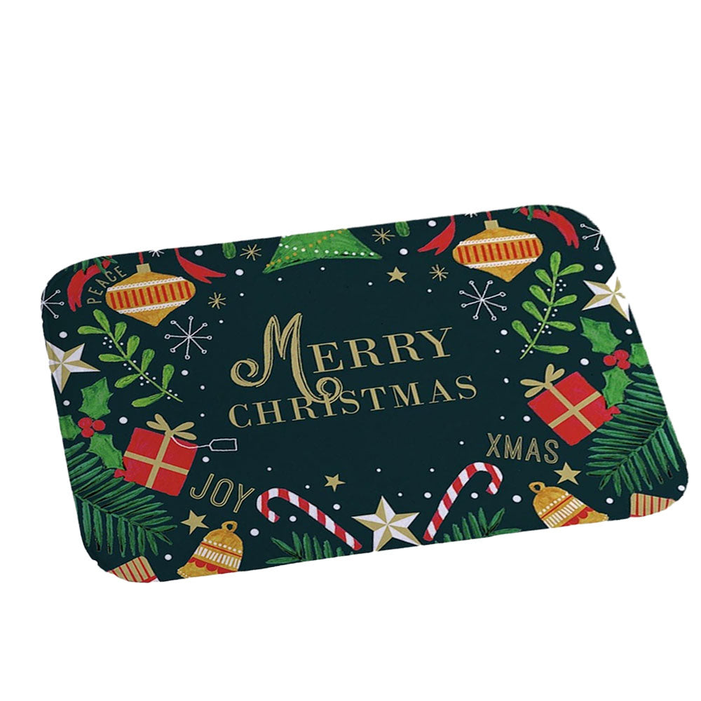 Christmas Door Mat – Santa Claus Outdoor Rug, Merry Xmas Home Decoration, 50×80cm