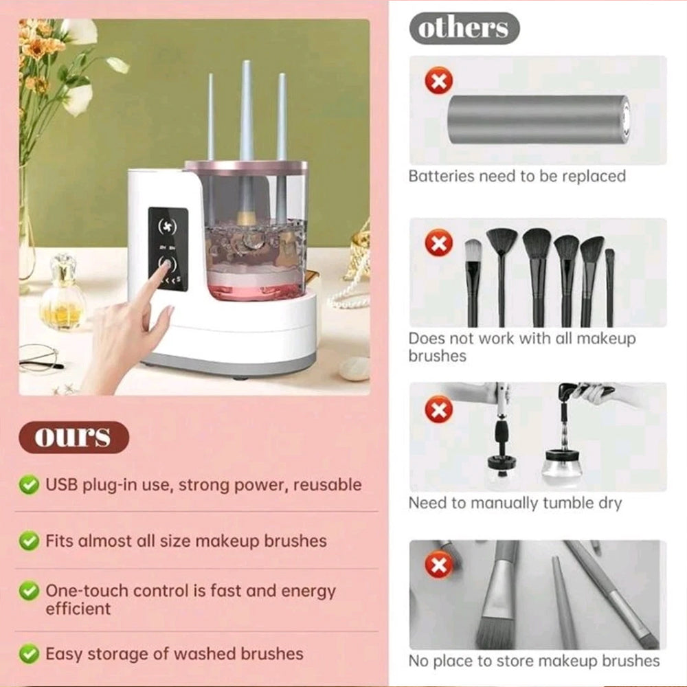 Automatic Makeup Brush Cleaner & Dryer - Multifunction Machine