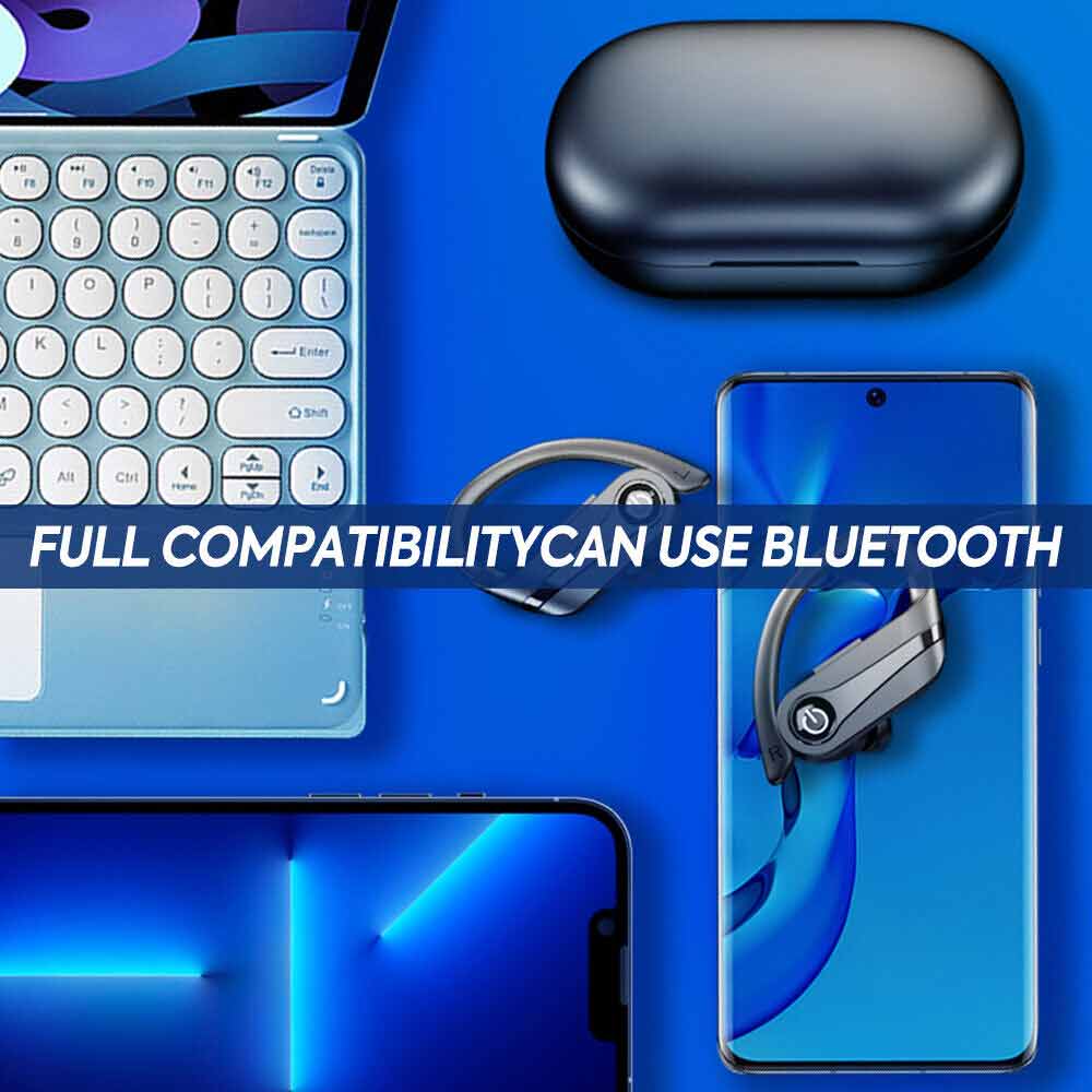 Wireless Earphones Bluetooth 5.3 Earbuds Headphones Sports Stereo Ear Hook