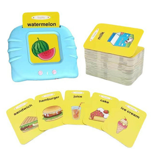 Educational Talking Flash Cards Learning Words with Sound Effect Kids Toys Gift
