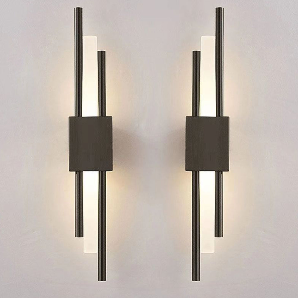 1 Pair Modern LED Wall Lamp Strip Light Living Room Bedroom Lighting Fixture Decors