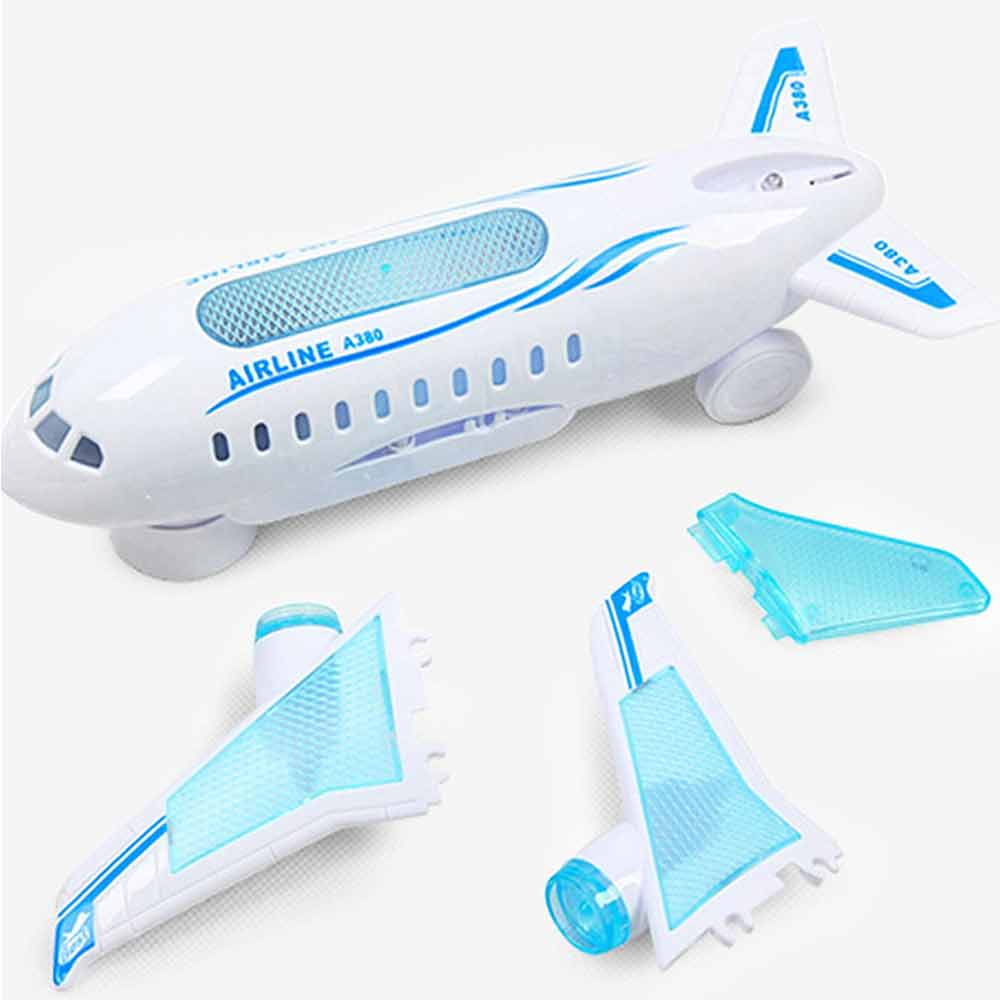 Simulation Plane Toy Models Kids Airplane Model Toy with Music Sounds Kids Gift