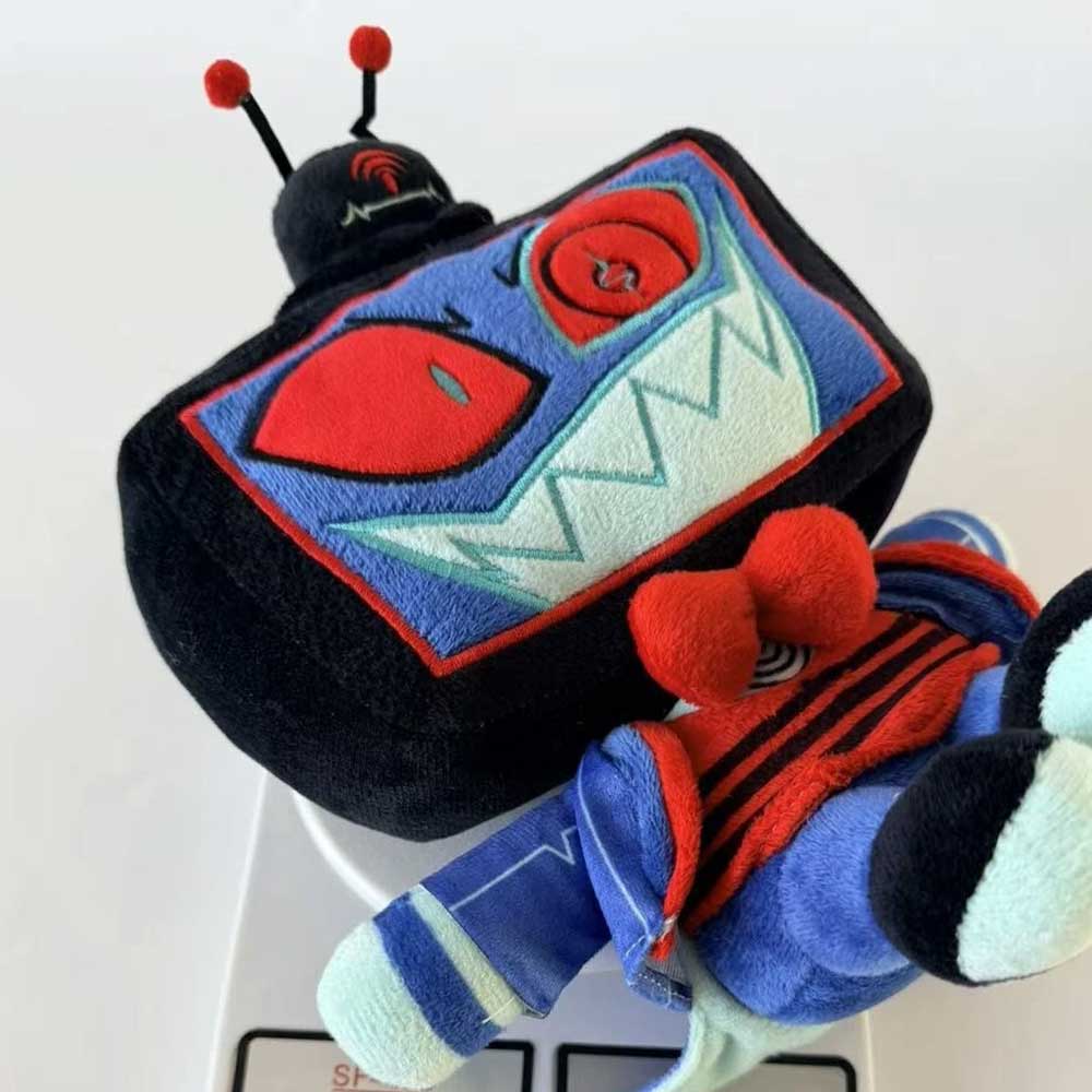 Blue Hazbin Hotel Vox Plush Toy - Character Doll Gift for Fans