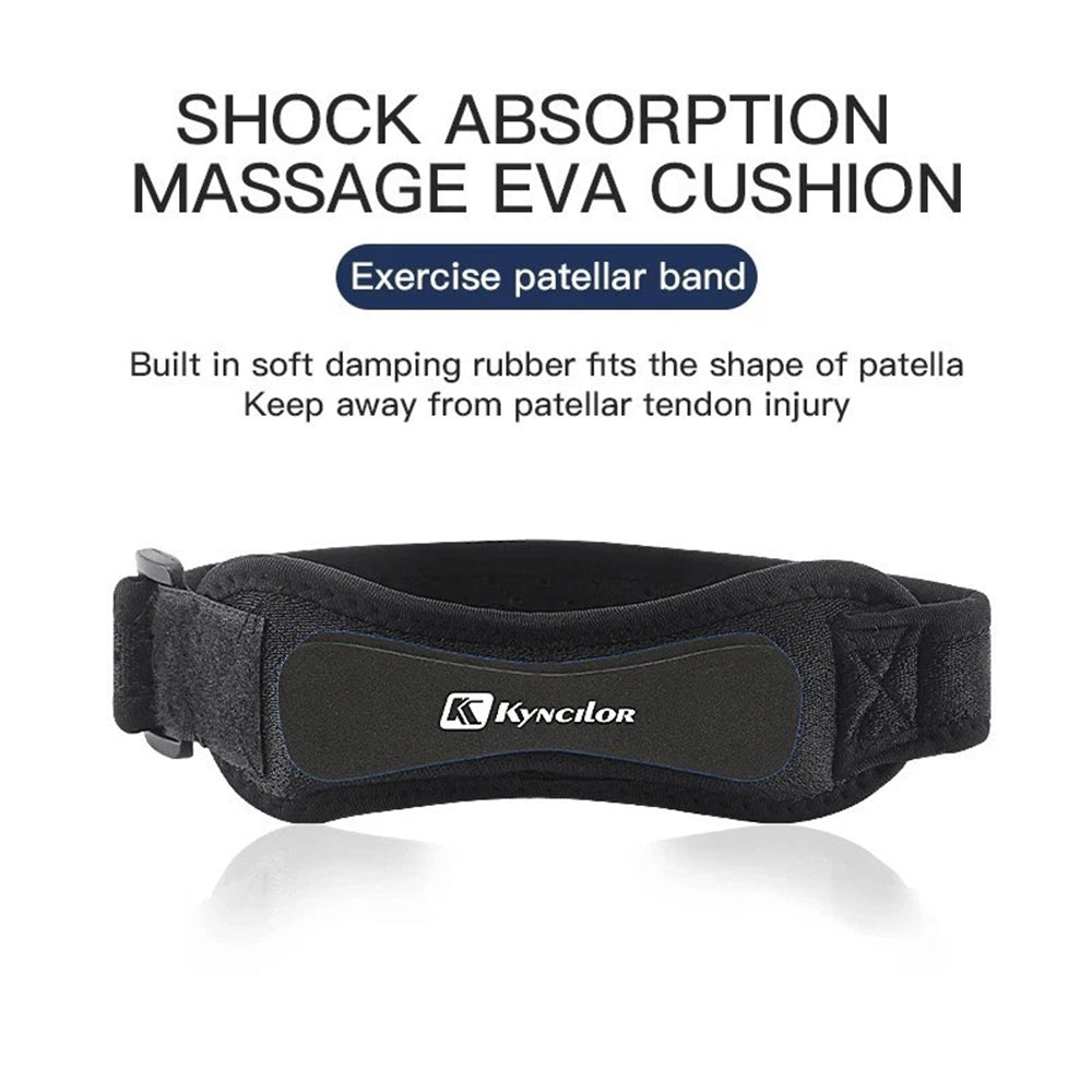 Patella Knee Strap - Adjustable Tendon Support Band & Compression Brace