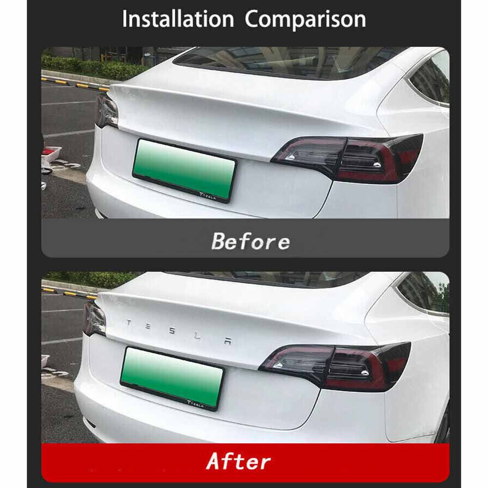 3D Trunk Letters Tailgate Rear Emblem Adhesive Badge for Tesla Model 3 Y X S