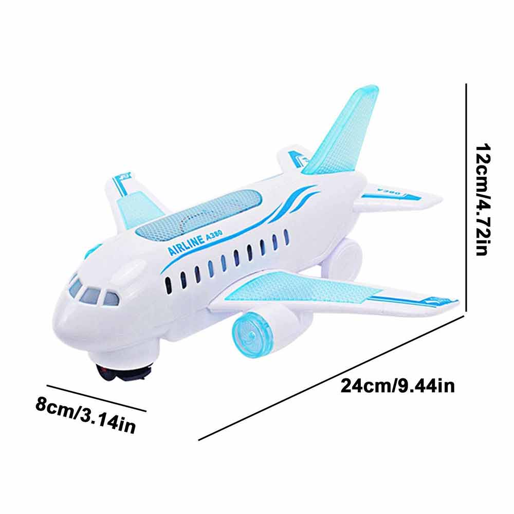 Simulation Plane Toy Models Kids Airplane Model Toy with Music Sounds Kids Gift
