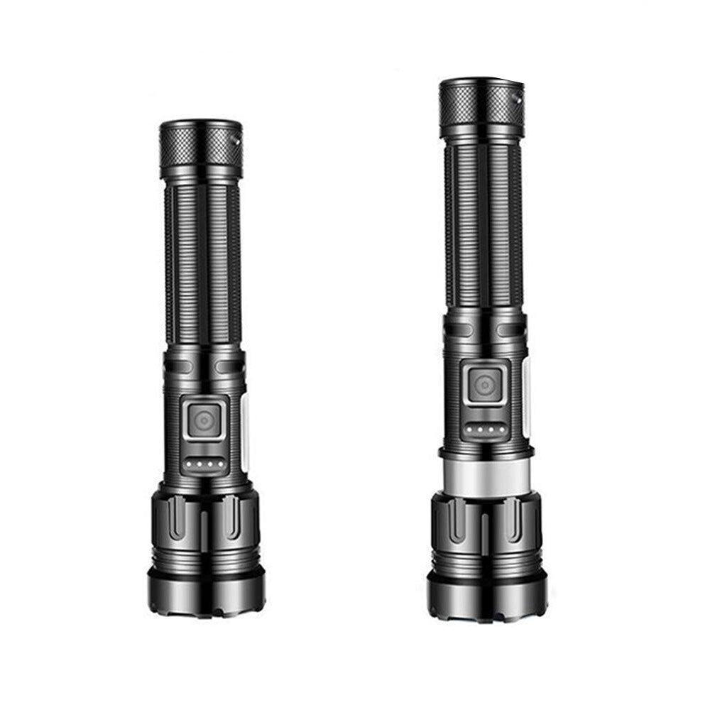 XH-P50 LED Flashlight Tactical Light Super Bright Torch USB Rechargeable