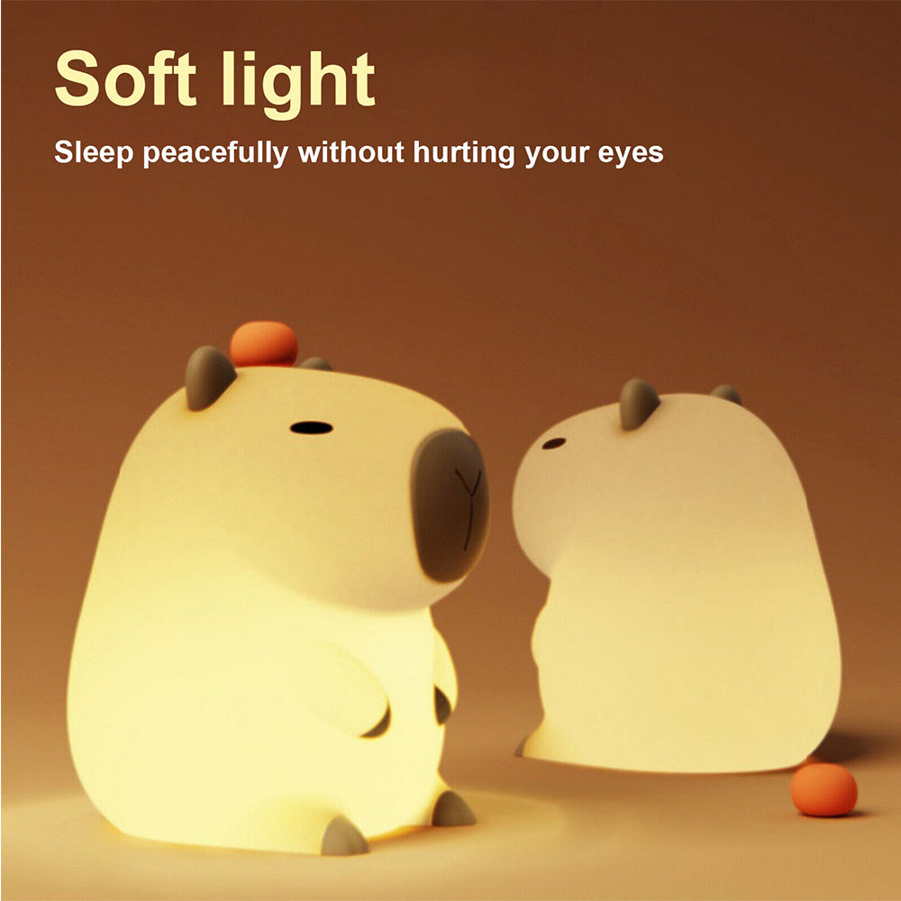 Adorable Animal LED Night Lamp Creative Cute Capybara Night Light for Kids
