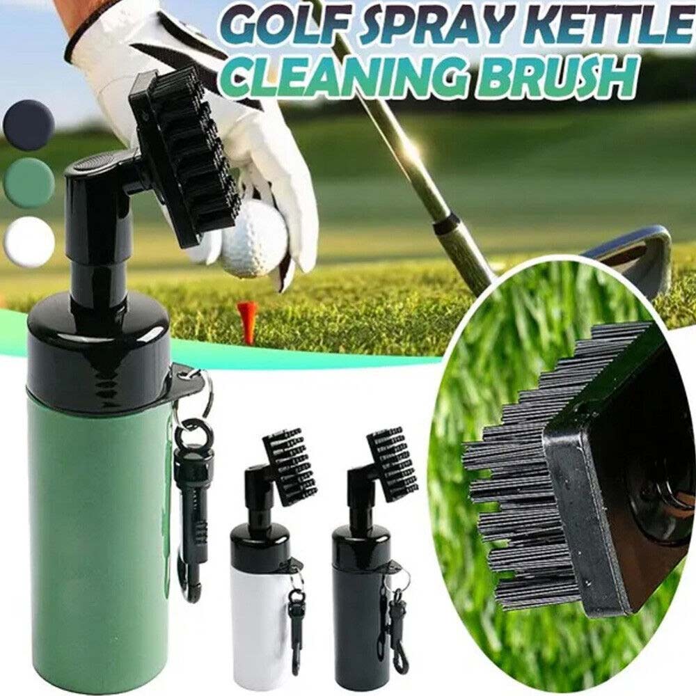 Golf Club Cleaning Brush Reel Groove Cleaner With Extrusion Water Bottle