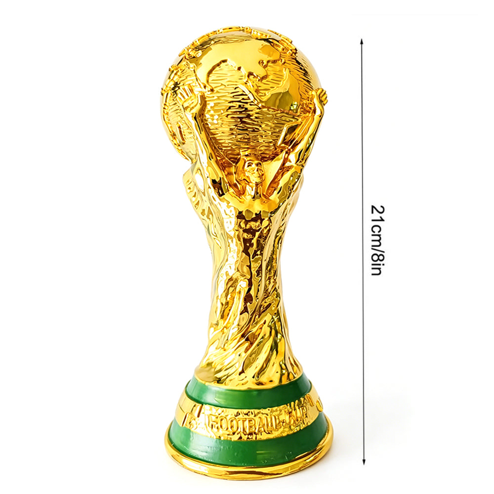 2026-Style Golden Football Trophy Ornament – 13 cm or 21 cm