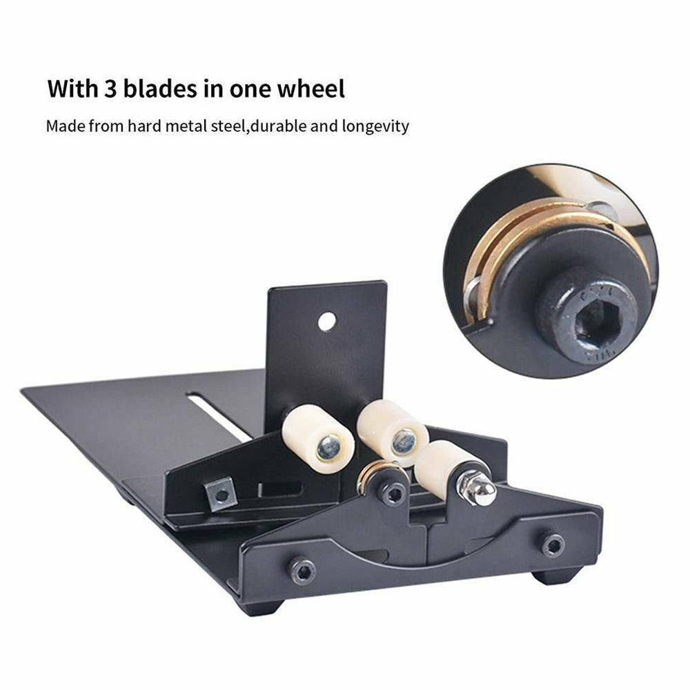 Glass Bottle Cutter Kit Adjustable Sizes 5 Wheels Round Glassbottle Cutting Tool