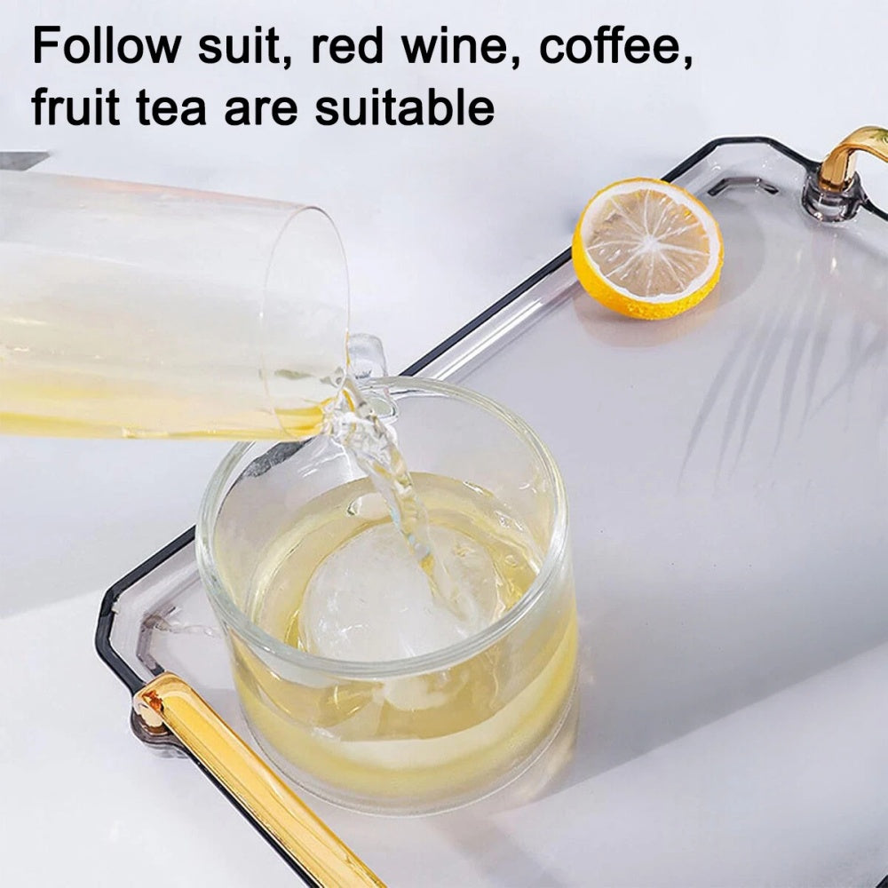 4PCS Silicone Ice Ball Moulds Large Round Ice Cube Maker Tray for Whiskey & Bar