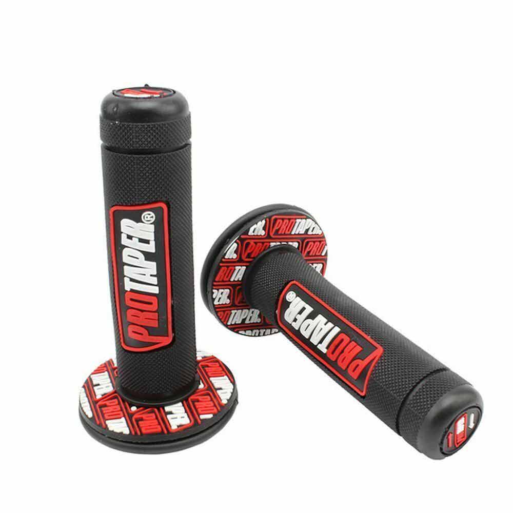 7/8" Motorcycle Hand Grips Pair Rubber Gel Brake Hands Pit Dirt Bike Motocross Motorcycle