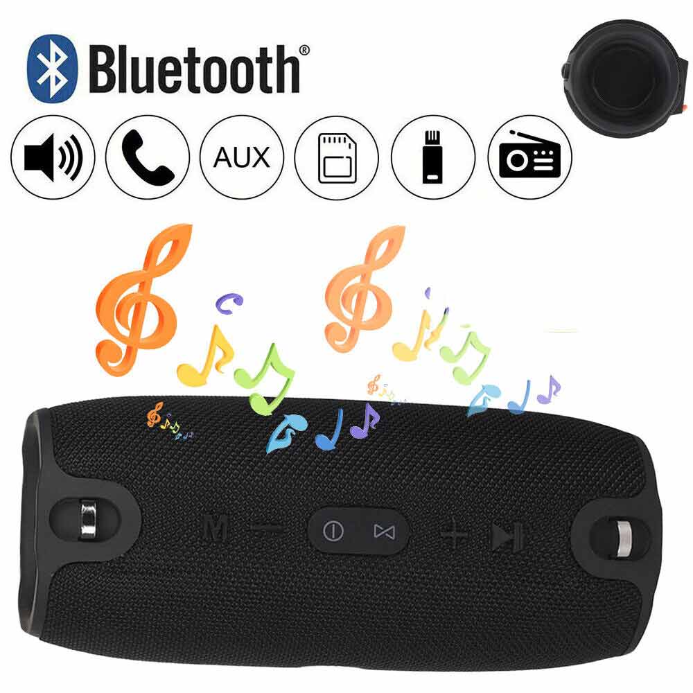 Portable Wireless Bluetooth Speaker High-Fidelity Speaker Rechargeable Subwoofer