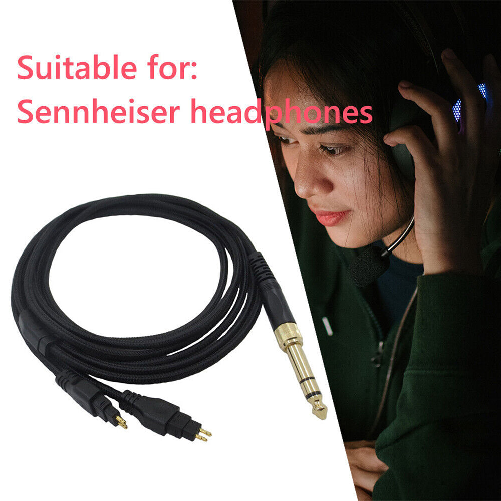 2M Replacement Headphones Audio Cable for Sennheiser HD580 HD600 HD650 Earphones