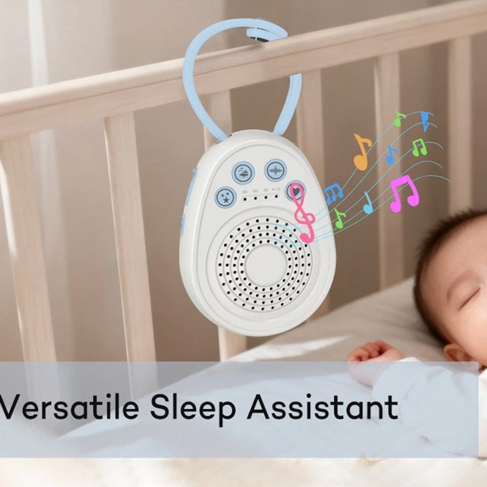 White Noise Machine Portable – Sleep Sound Timer, USB-C, 20 Soothing Sounds