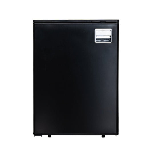 50L Portable Upright Fridge Freezer - 12V/24V DC Compressor Refrigerator for RV, Boat, Truck & Off-Grid Use