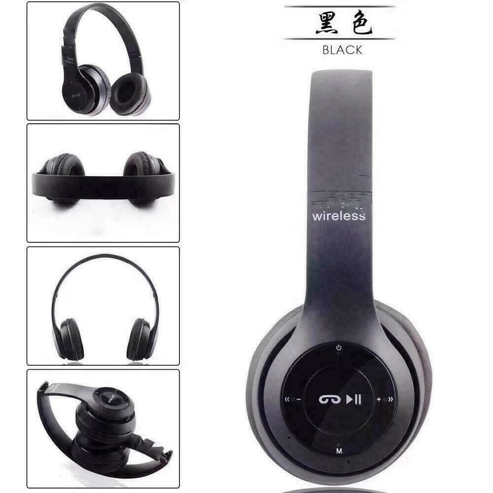 Wireless Bluetooth 5.1 Headphones with Noise Cancelling Over-Ear Earphones