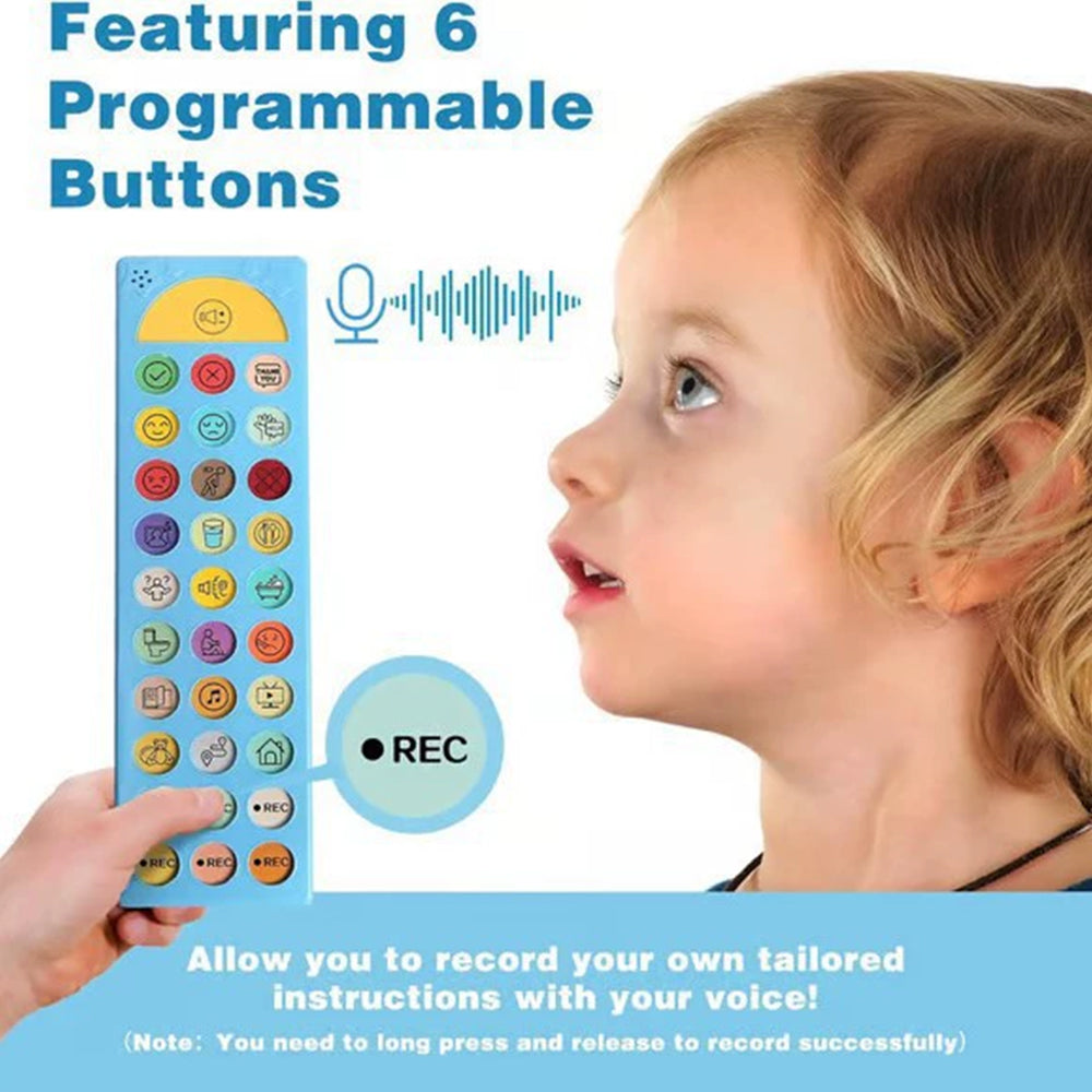 AAC Communication Device - Speech Therapy Tool for Autism, Stroke rehab, Non-Verbal Children & Adults