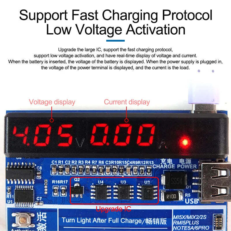 SUNSHINE SS-915 V9.0 IP Android Battery Activation Charging Board for 6G-15ProMa