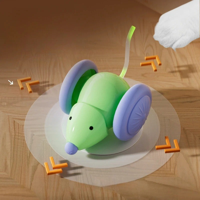 Interactive Cat Toy Electric Mouse Car Automatic Teaser kitten Pet Toys