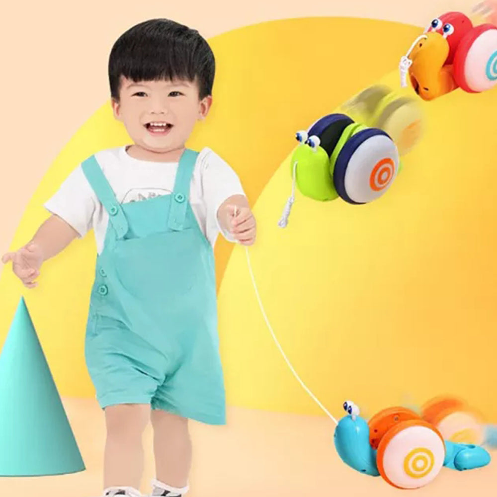Infant Cartoon Kids Leashing Snails Machine Toy Tethered Automatic Snail Walking