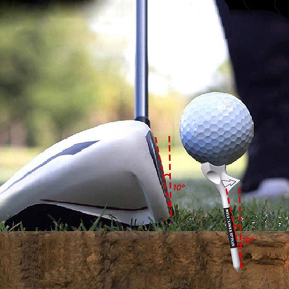 10 Degree Golf Tees Increases Speed Stand Balls Support Base Golf Holder 10pcs