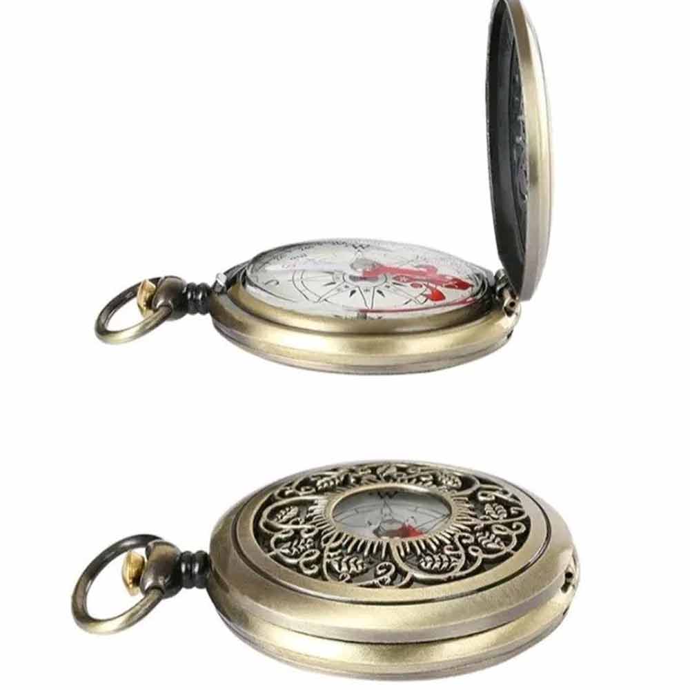 Vintage Bronze Compass Pocket Stiles G50