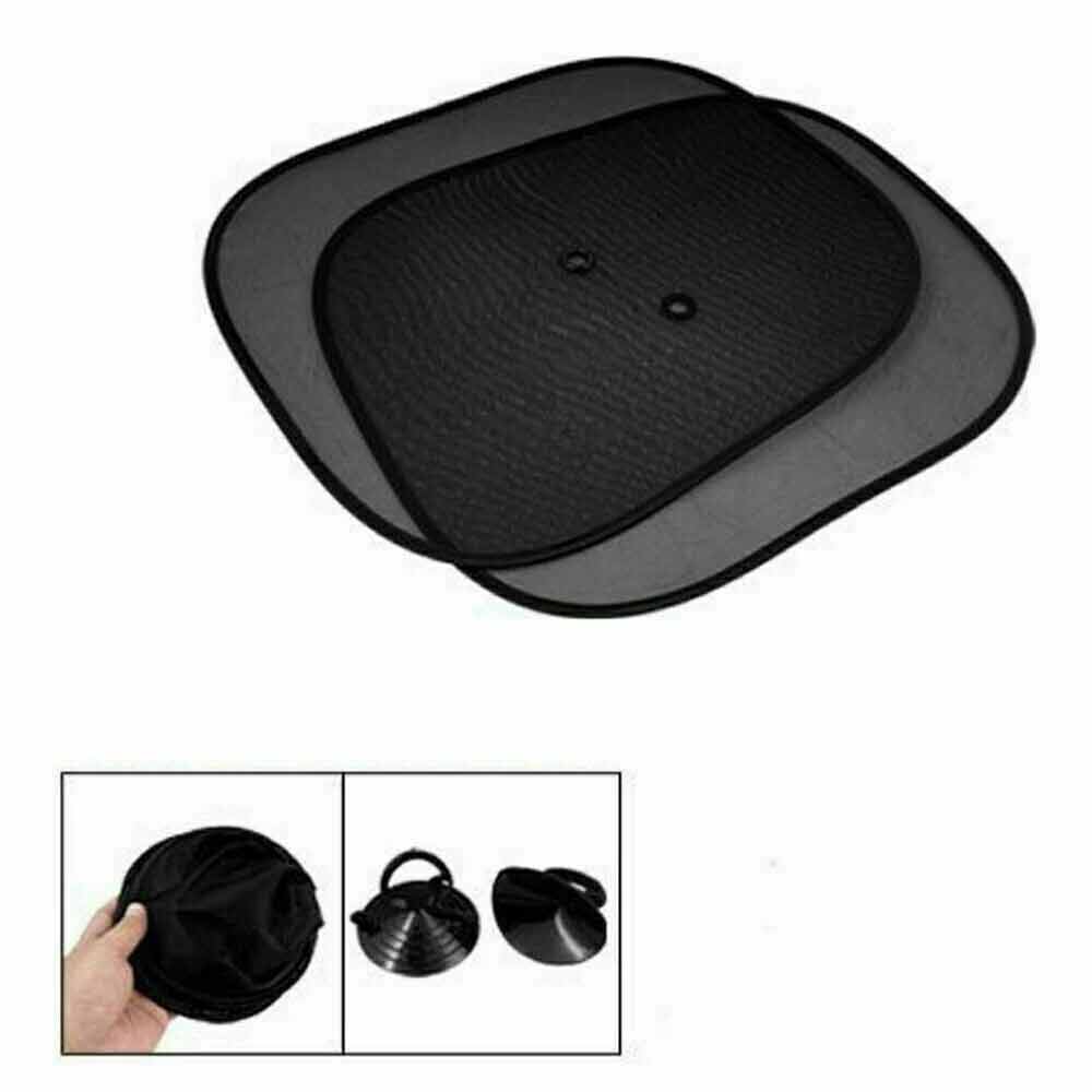 2-Piece Car Sun Shade Cover – Mesh Window Blind with Max UV Protection for Rear & Front Windows