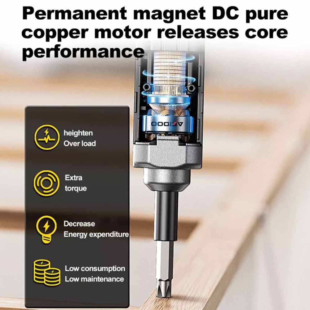 Mini Rechargeable Cordless Electric Screwdriver Drill USB Charging Power Tool