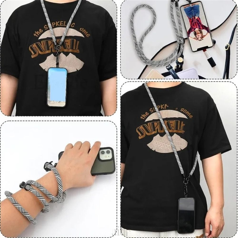 Adjustable Crossbody Phone Lanyard Hanging Phone Neck Strap Mobile Phone Strap
