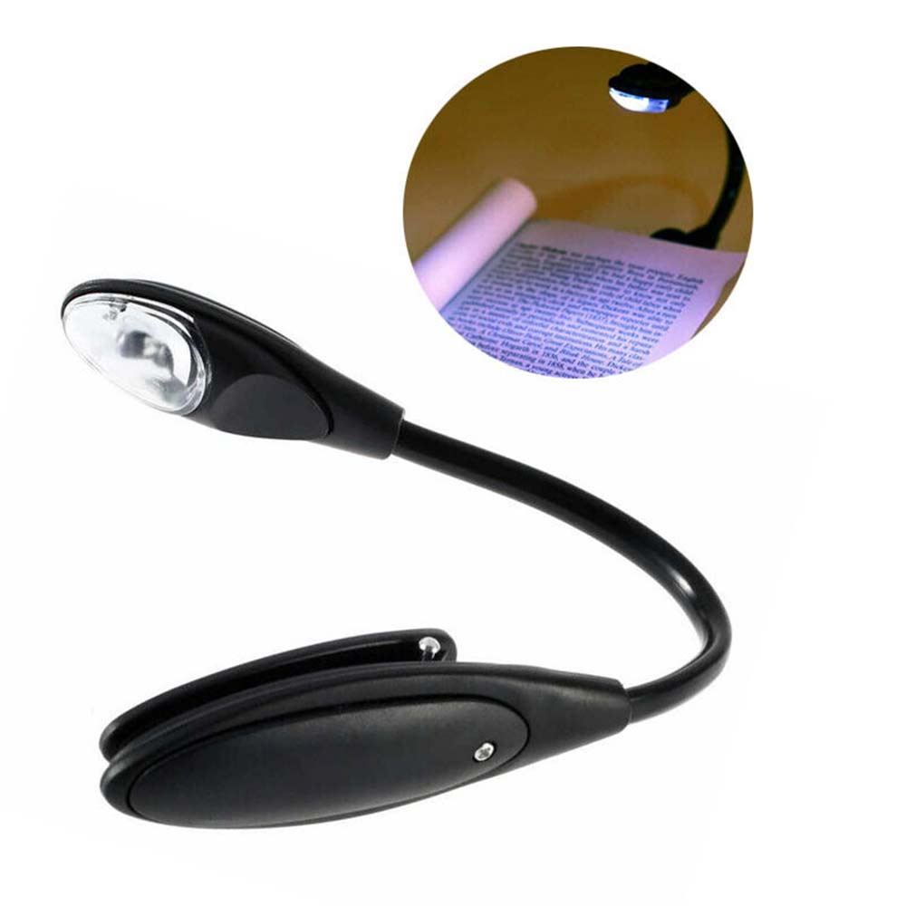 Mini Flexible Clip-On Bright Book Light Laptop LED Book Reading Lamp