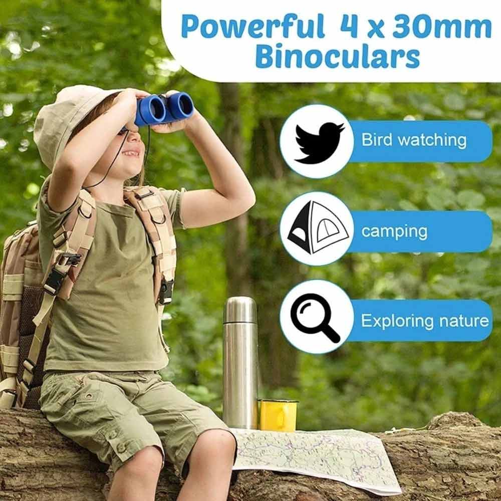 4x30 Mini Binoculars – Adjustable Lightweight for Bird Watching & Outdoor