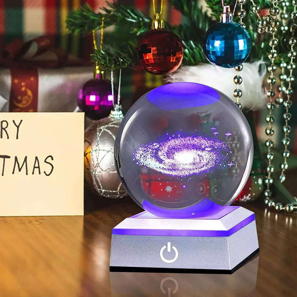 Square/Round 3D LED Light Base Display Stand Holder For Crystal Art Glass Base