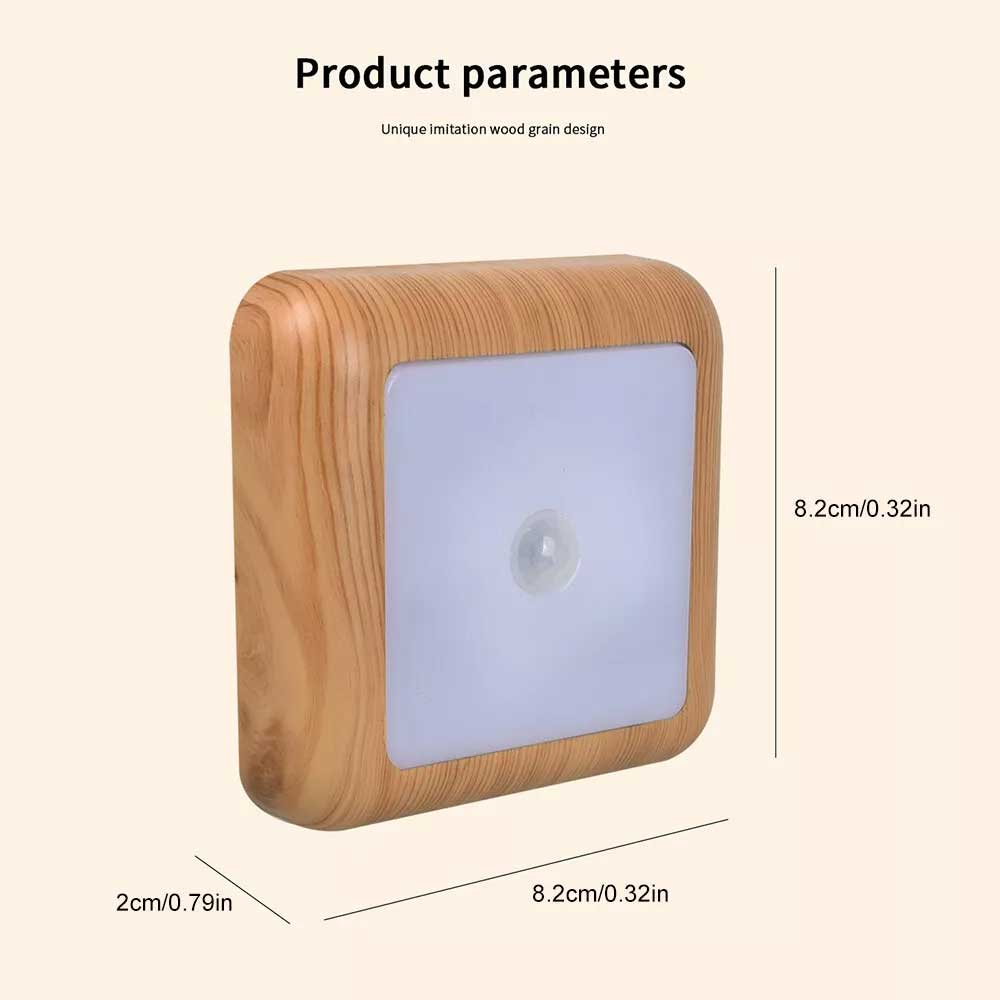 Motion Sensor Night Light – 6 LED Battery-Powered for Closet, Cabinet & Wall