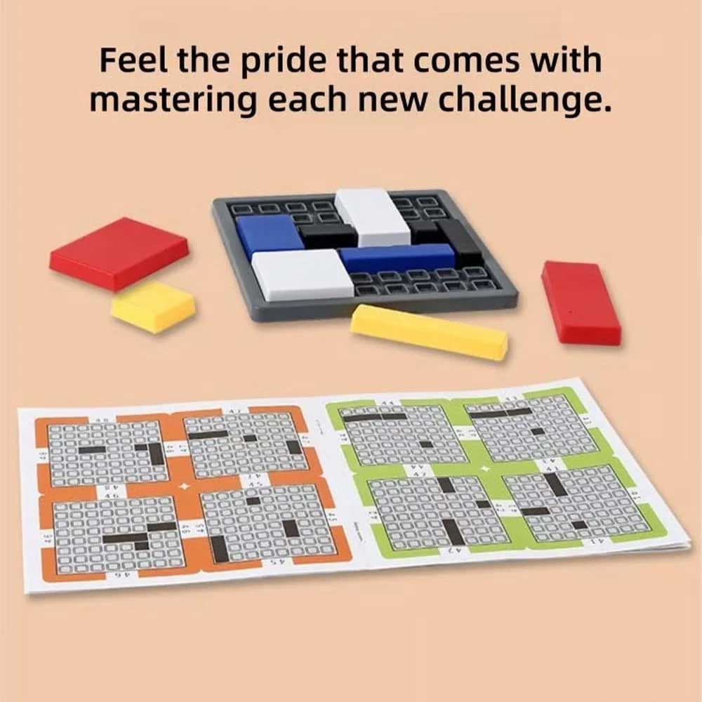 Logic Puzzle Brain Teaser Game – 88 Challenges with 4 Difficulty Levels