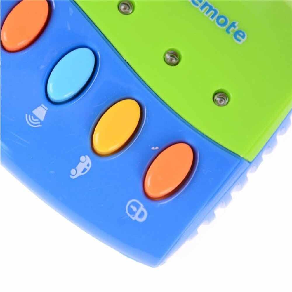 Musical Car Key Colorful Flash Keychain Gift Baby Colorful Remote Pretend Toy