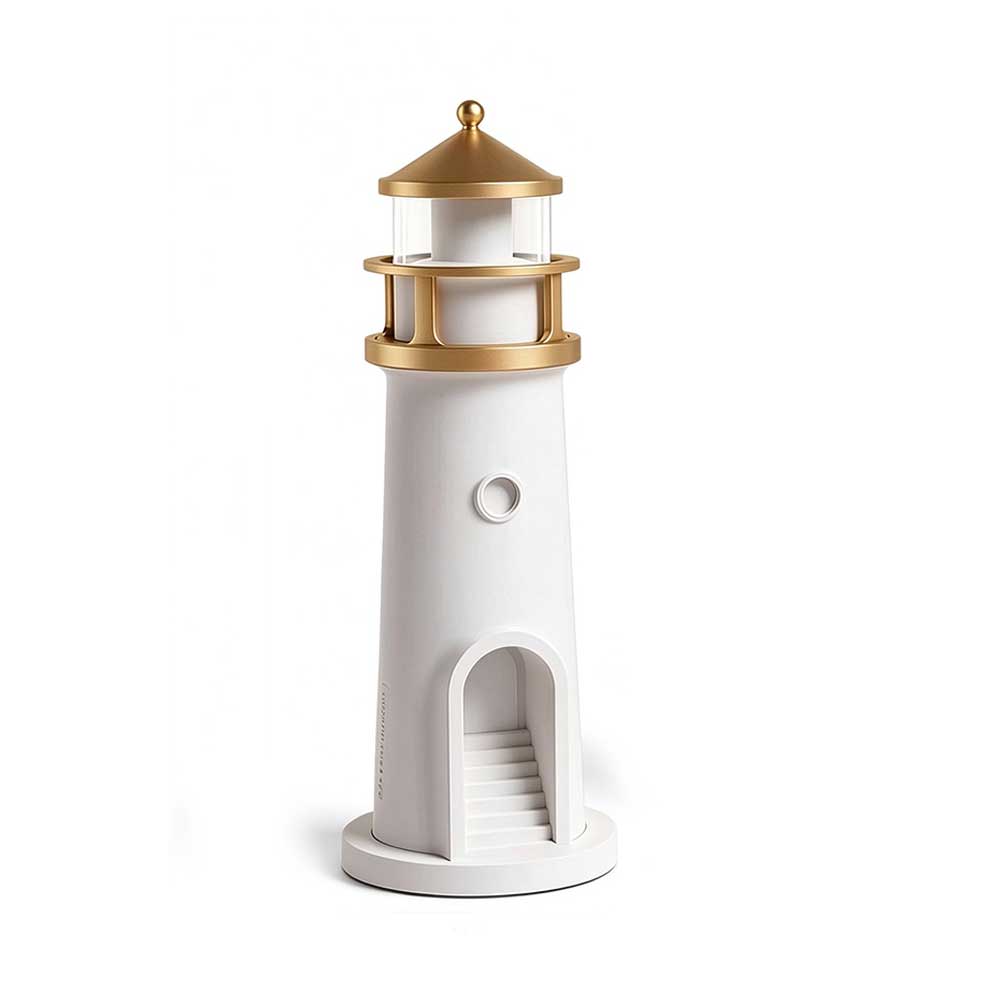 Lighthouse Projector Night Light – 3-in-1 Bluetooth Speaker & White Noise