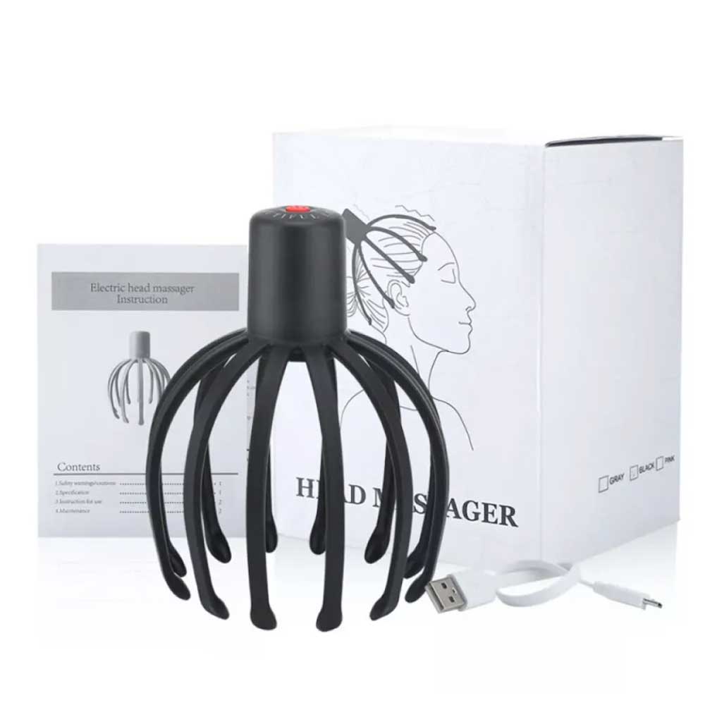 Octopus Scalp Massager, Electric Scalp Massager with 3 Modes Head Massager Relax