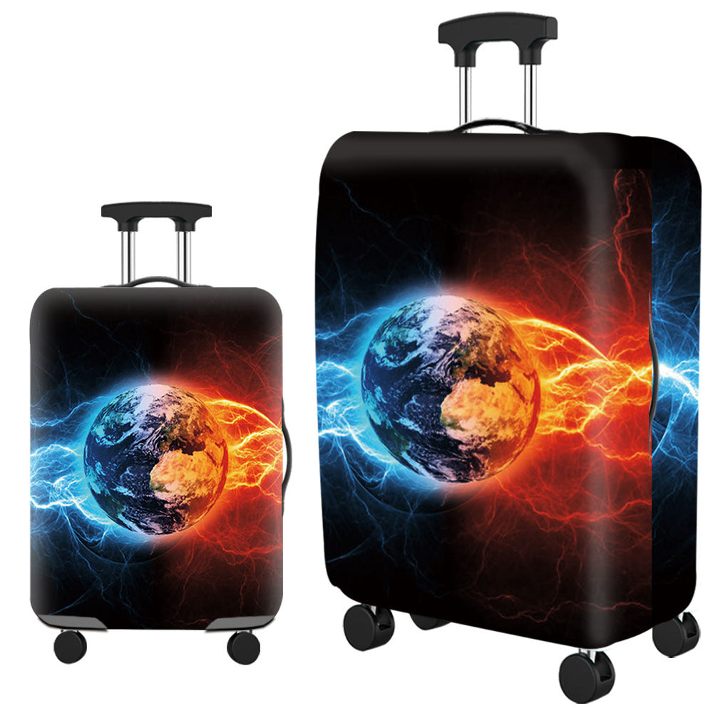 Colorful Travel Trolley Case Cover – Suitcase Protector & Storage Cover (25–28 Inch)