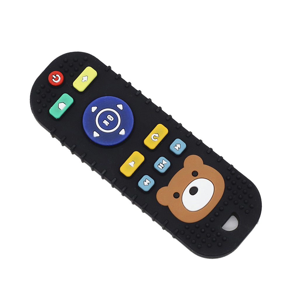 Silicone Teething Remote Control Toy - Soft Chew Teether for Soothing Gums