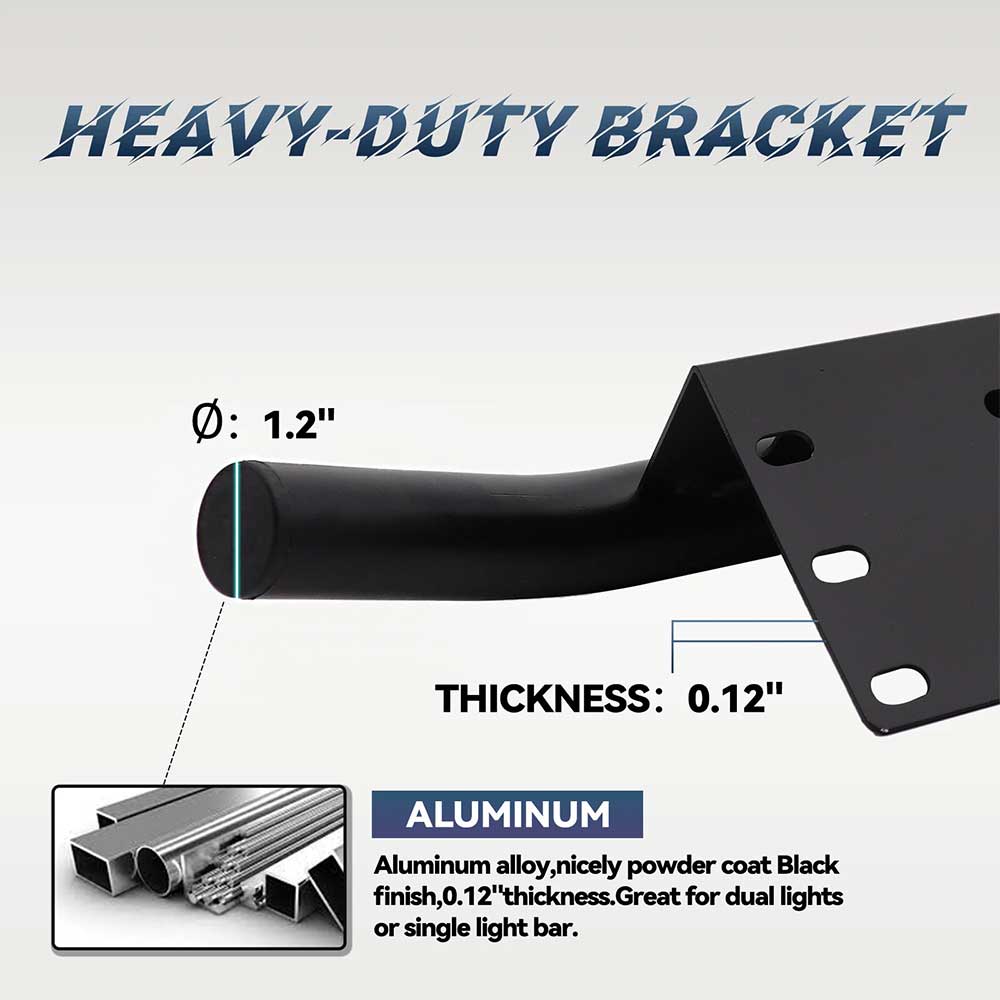 Universal Car License Plate Frame Mount Bracket with LED Light Mounting Points