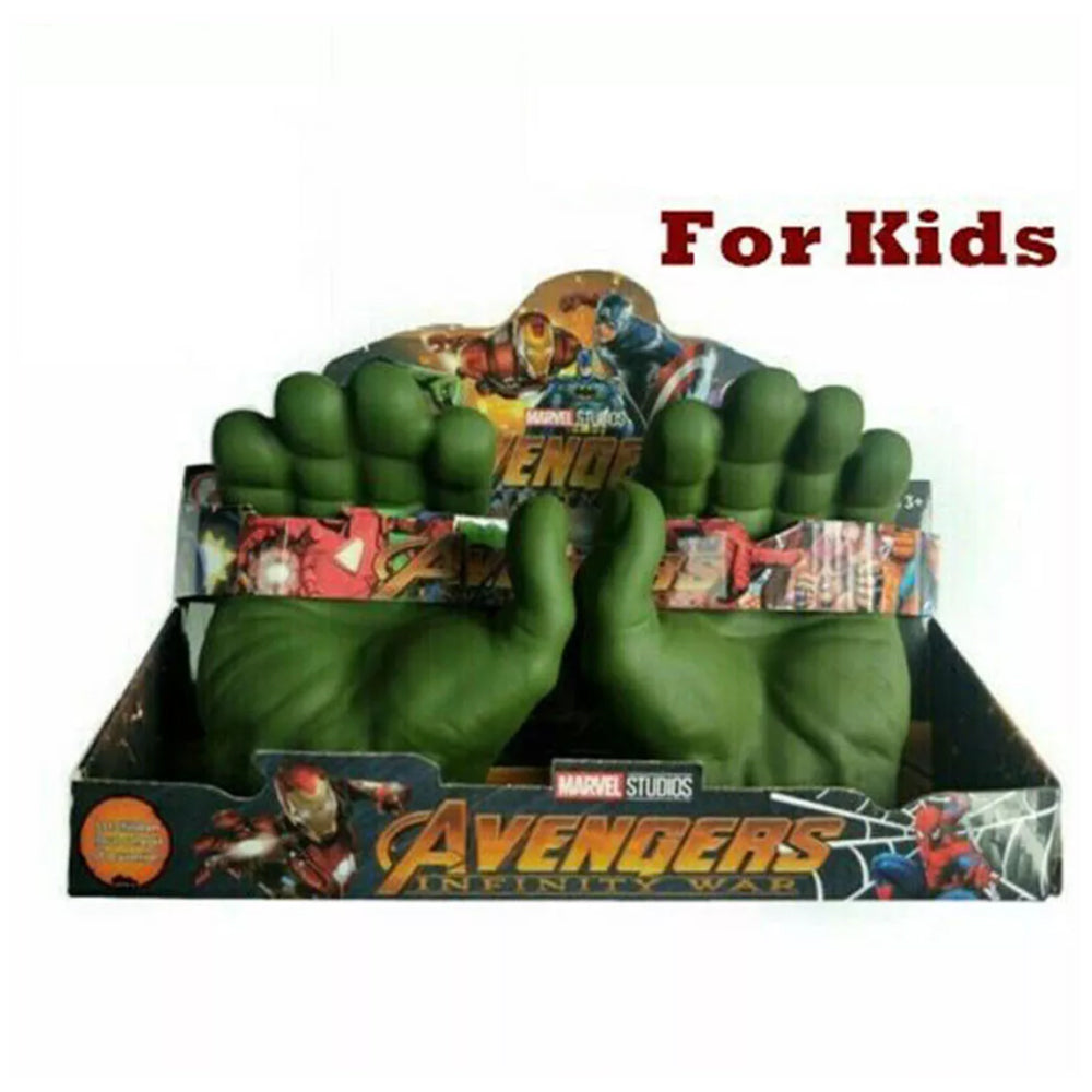 Pair Hulk Smash Hands Avengers Cosplay Soft Toy Gloves Party Doll Toy