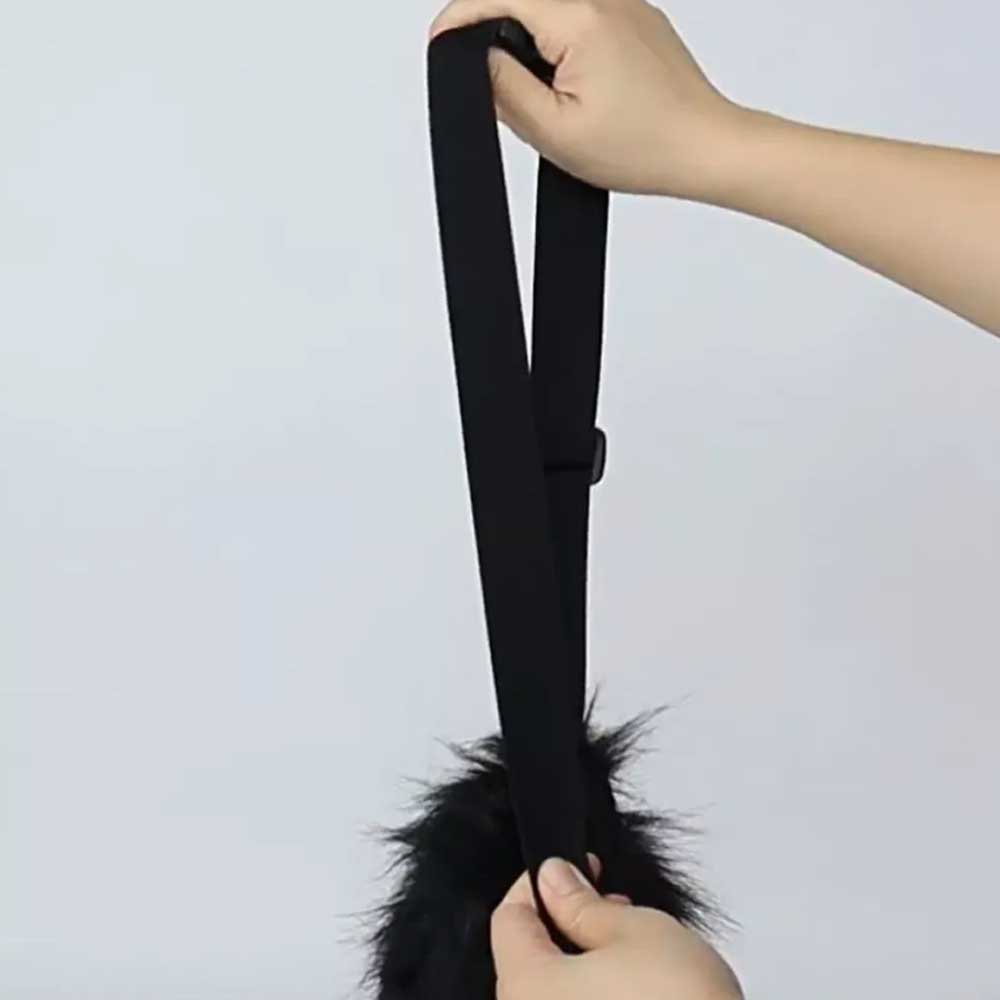 Furry Cat Fox Mask Christmas Party Cat Fox Cosplay Costume Mask Tail Paws Set