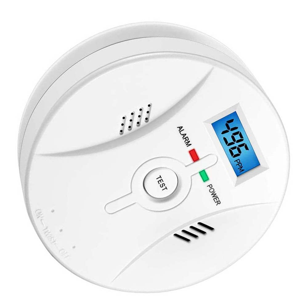 Smoke Detector And Carbon Monoxide Detector Alarm Battery Operated&LCD Display