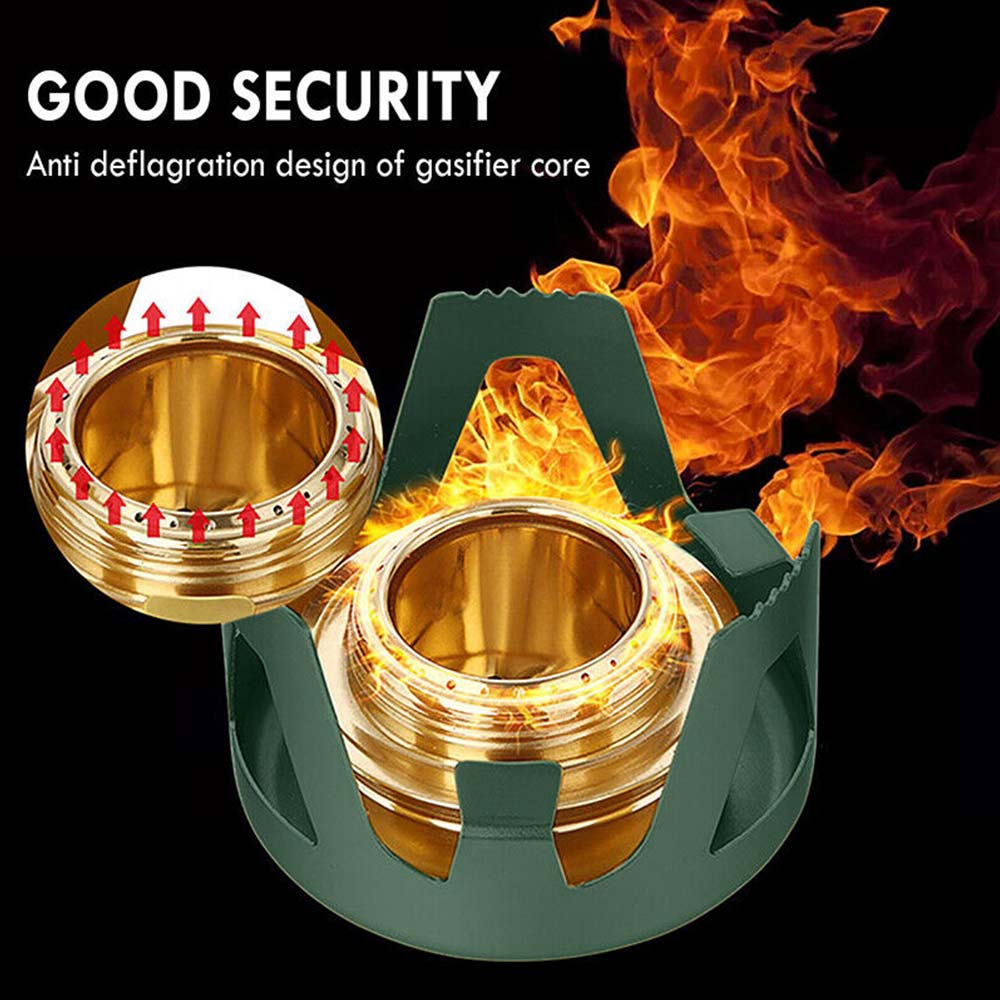 Mini Burner Outdoor Portable Hiking Camping Picnic Alcohol Stove Stainless Steel