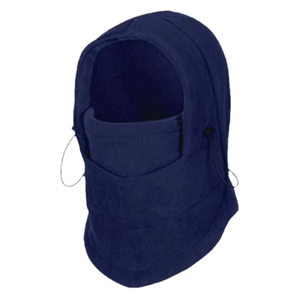 Winter Ski Warm Hood – Outdoor Double Layer Thick Fleece Windproof Cap