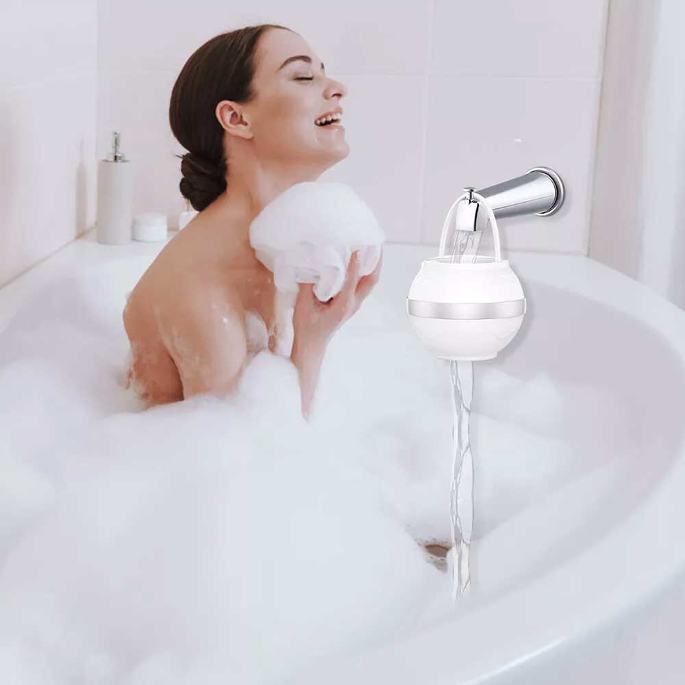 Bath Ball Water Filter – 2500 Gallon Capacity for Chlorine Removal & Skin-Softening Baths