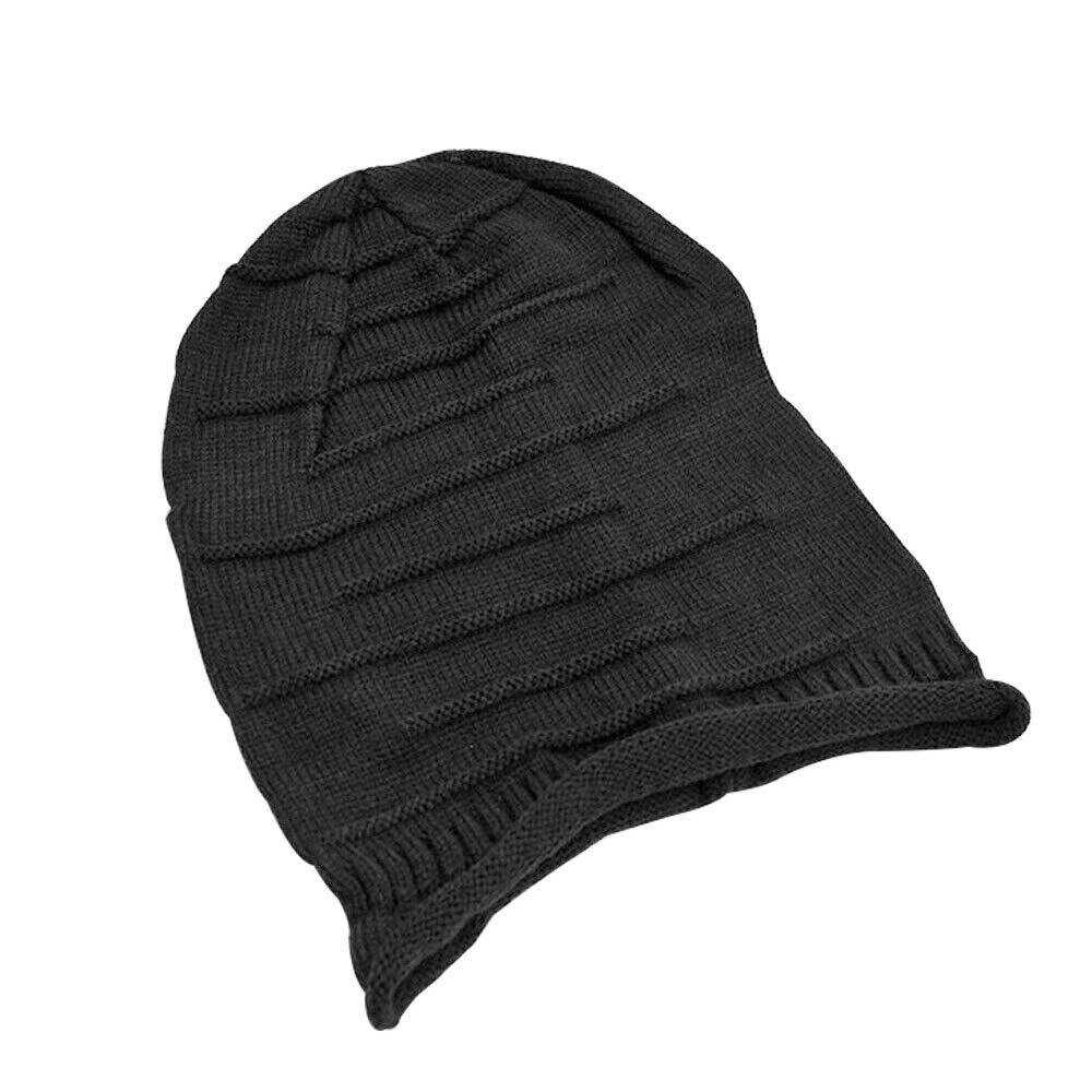 Women Men Hiphop Crochet Knitted Slouch Oversize Warm Baggy Beanie Hat Cap Beret