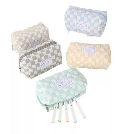Large Capacity Pencil Case Zipper Pen Storage Bag Portable Pencil Box Gift